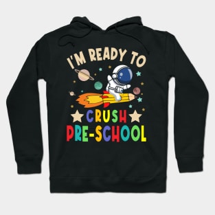 Ready To Crush preschool Boys Astronaut Back To School Hoodie